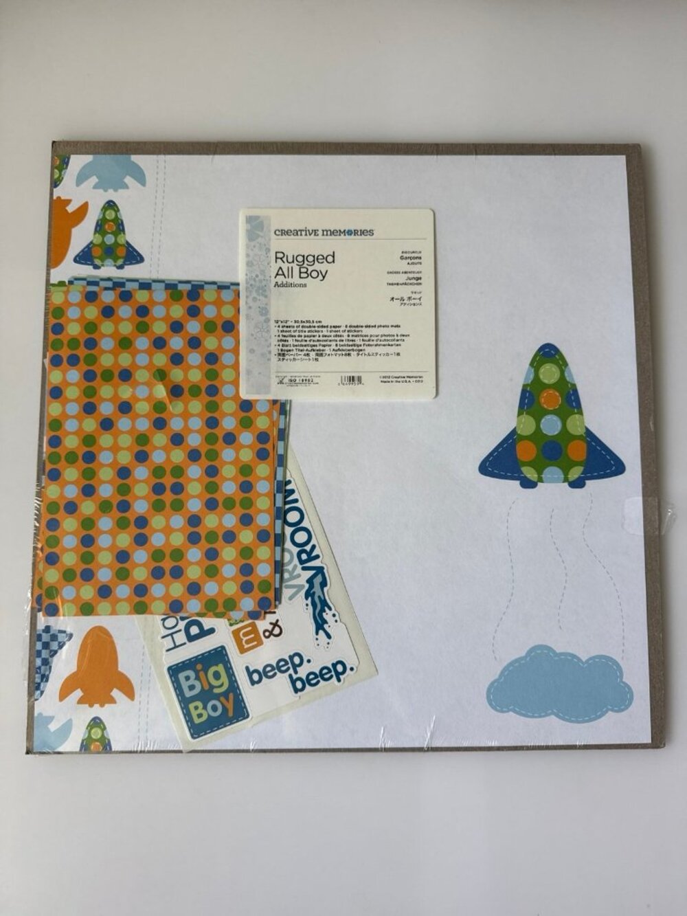 Creative memories Baby Boy Scrapbooking Set of 4 sealed new limited edition - Picture 7 of 10